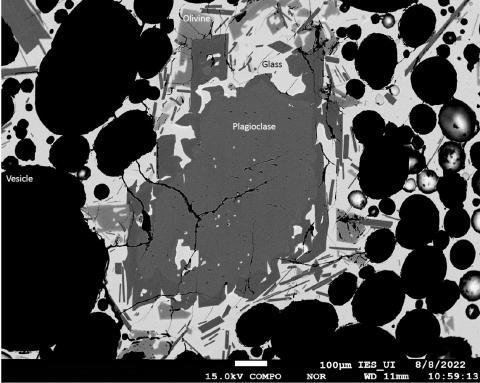 Melting and recrystallization of plagioclase and olivine